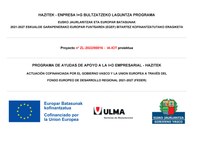 PROGRAMA DE AYUDAS DE APOYO A LA I+D EMPRESARIAL – HAZITEK – Proyecto nº ZL-2022/0016 – IA-IOT proiektua