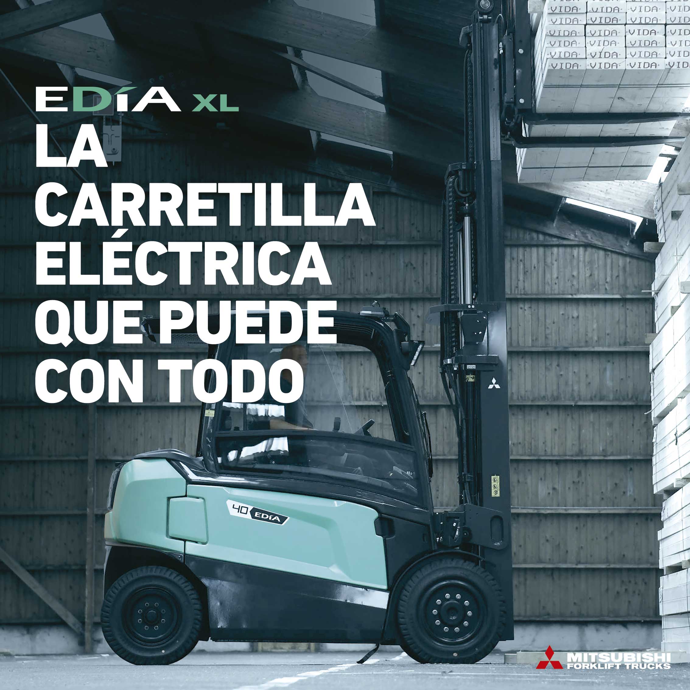 EDIA XL - la carretilla eléctrica que puede con todo