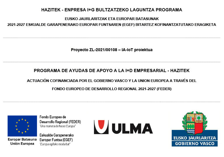 Proyecto ZL-2021/00108 – IA-IoT proiektua