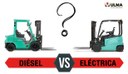 Carretillas eléctricas vs. carretillas diesel
